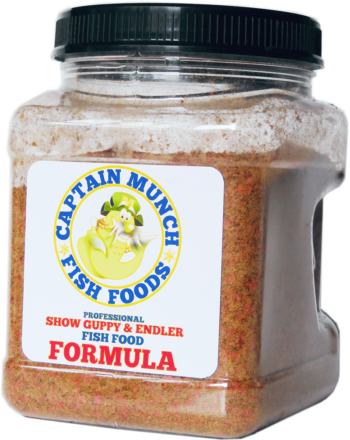 1lb Captain Munch Professional Show Guppy and Endler Food
